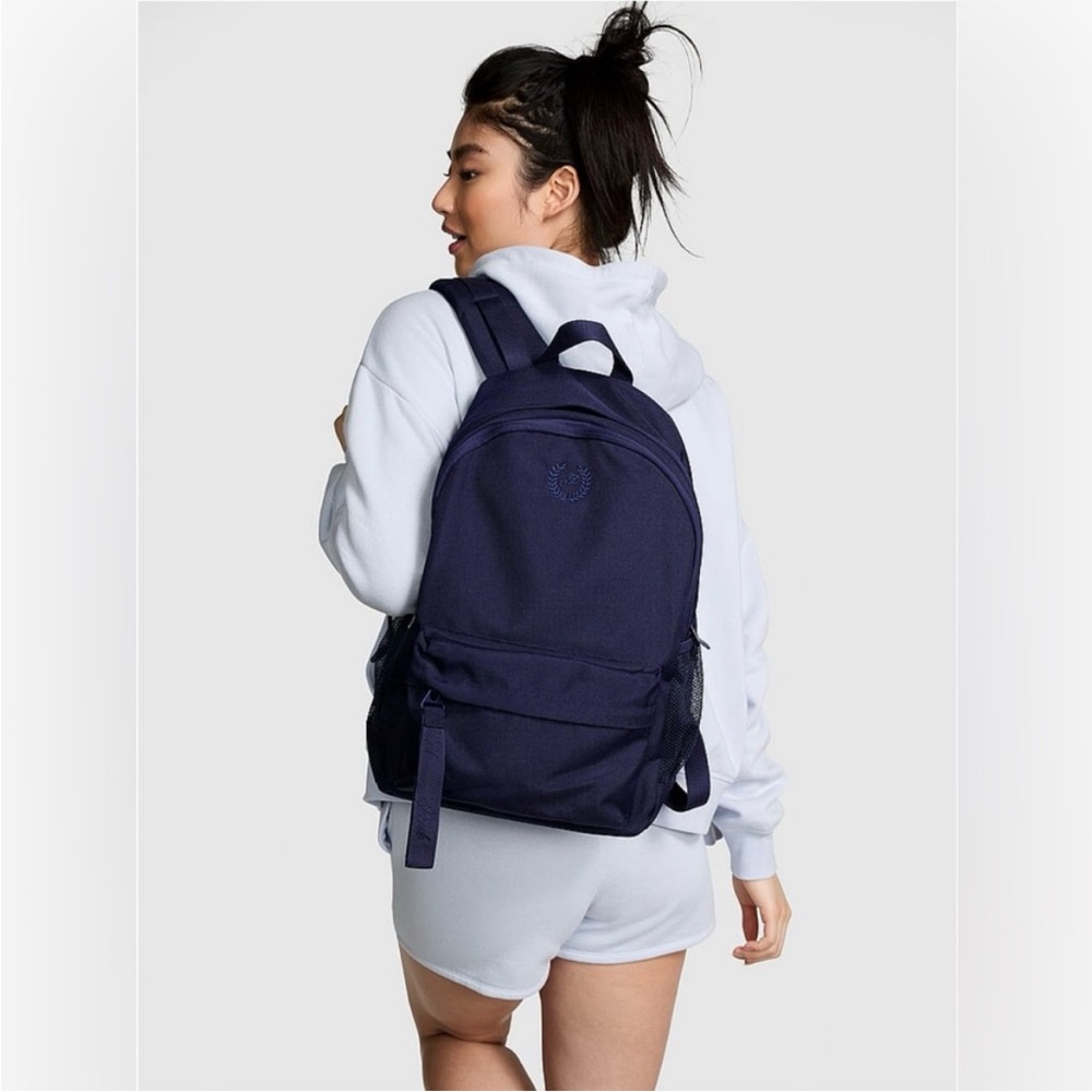 Victoria's Secret PINK Ivy Classic Canvas
Backpack Blue